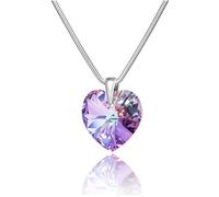 LILLY MARIE Collana Con Pendente A Cuore In Argento Sterling Con Cristallo Gioiello