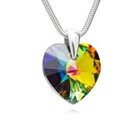 LILLY MARIE Collana Donna Con Ciondolo Cuore In Argento E Cristallo