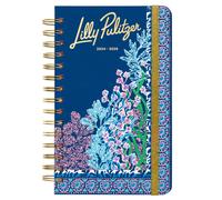 Lilly Pulitzer Medium Planner agosto 2024-dicembre 2025 Agenda settimanale e calendario mensile Adesivi Tasche Rilegatura a spirale Secret Escape
