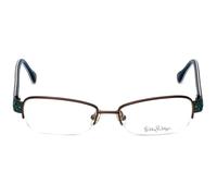 Lilly Pulitzer Occhiali Da Lettura Designer Eve In Marrone 51Mm
