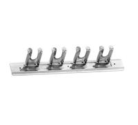 LILLY SUPPORTO a PARETE in ACCIAIO INOX 18/10 4 POSTI per PALE PIZZA