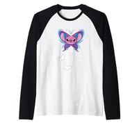 Lilo And Stitch Angel Heart Maglia con Maniche Raglan