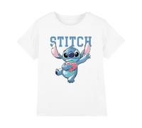 Lilo and Stitch Lilo & Stitch Clutching Hearts Unisex Kids T Shirt Bambini e Ragazzi