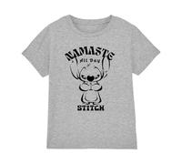 Lilo and Stitch Lilo & Stitch Namaste all Day Unisex Kids T Shirt Bambini e Ragazzi