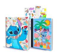 Lilo and Stitch Notebook & Composition Book Set - Bundle of 2 Composition Journals, Stickers, Bookmark, More | Stitch Classroom Office School Supplies