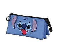 Lilo e Stitch Cool-Astuccio Triplo, Blu, 23 x 11 cm