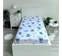 Lilo & Stitch Lenzuola Singole Adatte Per Bambini Disney Letto Bianco 100%