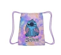 LILO E STITCH SACCA ZAINETTO MORBIDO DISNEY CON TASCHINO CON ZIP