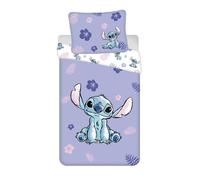 DISNEY SET COPRIPIUMINO 100% COTONE LILO & STITCH (sacco federa lenzuolo angoli)