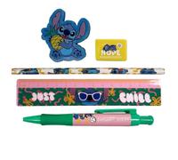 Lilo & Stitch 5pc Set Cancelleria, Birthday, Natale Regalo Merchandise Ufficiale
