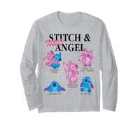 Lilo & Stitch And Angel Perfect Match Valentine Maglia a Manica