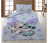 Lilo & Stitch Bambina Copripiumino Singolo 135x200 + Federa 100% Cotone