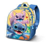 Disney Lilo e Stitch Ocean-Zainetto Basic, Blu, 30 x 38 cm, Capacità 13 L