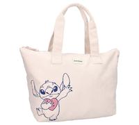 LILO STITCH Borsa Grande Shopping Bag SHOPPER VELLUTO Coste 48x32x14cm BEIGE