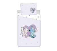 Disney Lilo E Stitch Copripiumino Singolo & Ue Federa Disney Cuore Cotone