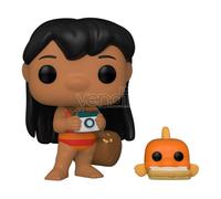 Lilo & Stitch Disney Funko POP Animazione Vinile Figura Lilo con Pudge 9 cm
