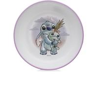 DISNEY BABY Lilo & Stitch - Confezione pasto 1° età - Stoviglie per bambini - Tazza con manici anti-perdite, ciotola antiscivolo, 2 cucchiai con custodia per il trasporto e sgranocchiatore - 10 mesi e