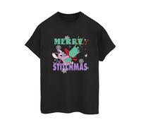 Lilo & Stitch Merry Stitchmas Maglietta Ampia Donna (BI53966)