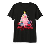 Lilo & Stitch Nice and Naughty Natale Maglietta premium