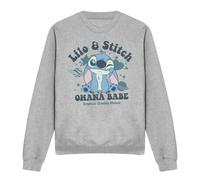 Lilo & Stitch Ohana Babe Felpa Girocollo Adulto Unisex (TV19810)