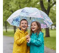 Lilo stitch ombrello automatico antipioggia 45 cm trasparente