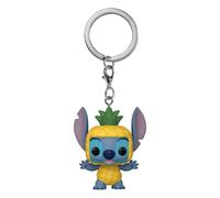 Lilo & Stitch Pocket Pop Vinile Portachiavi 4 Cm Stitch As Pineapple Funko
