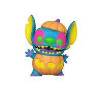 Lilo & Stitch Pop Disney Vinile Figura Blacklight Pumpkin Stitch 9 Cm Funko