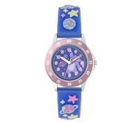 Disney Stitch Time Teacher LAS9020 - Orologio analogico con cinturino viola, Viola, Moderno