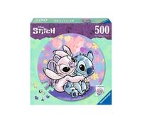 Lilo & Stitch Round Jigsaw Puzzle Stitch (500 Pezzi) Ravensburger