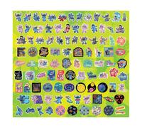 Lilo & Stitch Sticker Set 100 Pezzi Con Figure Int.