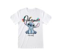 Lilo & Stitch T-Shirt Ohana Means Family White Heroes Inc