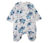 Lilo & Stitch, Tutina per neonato, bianco, premaman, morbida, aderente, invernale, estiva, comoda, neonato, bambino, bambina, taglia 6M - Modèle DIS LIS 5105C881 S1-6M