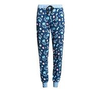 Lilo & Stitch Weird But Cute Donna Pantaloni Pigiama Multicolore XXL 100% Cotone Regular