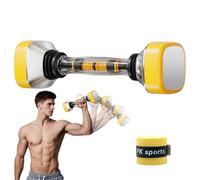 LILOOVKE Manubri oscillanti da 2,7 kg, per fitness professionale, con ampiezza regolabile, auto-bilanciamento, allenamento dinamico, anti-rotolamento e antiscivolo, per uso domestico, modellamento
