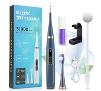 Lilorey Pro Oral Clean, Lilorey Pro - 2 In 1, Electric Toothbrush Teeth Cleaning Kit, Dental Tools To Remove Plaque and Tartar, Electric Toothbrush with Water Flosser (Blue-Basic)