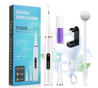 Lilorey Pro Oral Clean, Lilorey Pro - 2 In 1, Electric Toothbrush Teeth Cleaning Kit, Dental Tools To Remove Plaque and Tartar, Electric Toothbrush with Water Flosser (White-Basic)