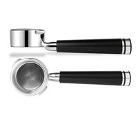 LILQ Portafiltro a 2 orecchie nude senza fondo da 58 mm compatibile con macchine Gaggia - Include cestello da 18-20 g (piatto in alluminio, 58 mm per Gaggia)