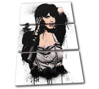 Lily Allen Grunge Abstract Musical TREBLE TELA parete arte foto stampa