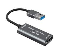 Lily Brown Scheda di registrazione video con flusso USB 3.0 e supporto registrazione 4K60HZ ingresso 4k18fps uscita per trasmissioni live