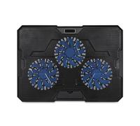 Lily Brown Supporto silenzioso per computer portatile con regolazione a 3 velocità, migliora il flusso d'aria per giochi d'ufficio e utilizza efficiente dissipazione del calore