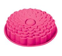 LILY COOK, KP0082, Stampo in Silicone a Forma di Dalia, 22,5 cm, Design Elegante per Torte e Dessert, sformare, Resistente al Calore, Facile Manutenzione, Colore Rosa