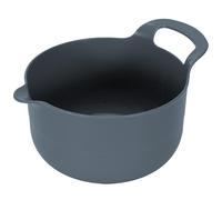 Lily cook Set 3 Ciotole Miscelatrici Base Antiscivolo Beige e Blu | Plastica, set 3 ciotole miscelatrici, 18,7x13,5x9,5 cm, base antiscivolo, versatili, cucina, beige e blu