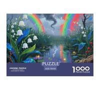Lily della valle Puzzle 1000 Pezzi Per Se Détendre Fai Da Te, Intrattenimento Creativo, Divertimento Gioco Familiare Regali Natale Per Adulti E Bambini Da 14 Anni E Più 70x50cm/1000pcs