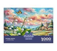Lily della valle Puzzle Impossible 1000 Pezzi piante Fiori Bellissimo Decorazione Per La Casa. Giochi Rilassamento E Intelligence Per Adulti E Ragazzi Da 14 Anni 70x50cm/1000pcs