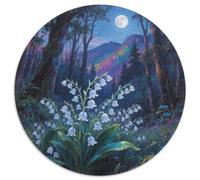 Lily della valle1000 Pezzi Rotonda Puzzle ScenarioAdulti Strumento Musicale Puzzle Per Bambini Decompressione E Regalo Edugattoivi Per Bambini Difficile E Impossibile1000 pezzi (67.5x67.5cm)