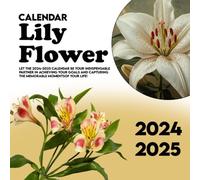 Lily flower Cαʅҽɳԃαɾ 2024 2025: 16 Months of The Animal from Sep 2024 to Dec 2025,Square 8.5 x 8.5 Inches Gift For Organizing & Planning