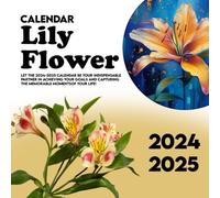 Lily flower Cαʅҽɳԃαɾ 2024 2025: 16 Months of The Animal from Sep 2024 to Dec 2025,Square 8.5 x 8.5 Inches Gift For Organizing & Planning