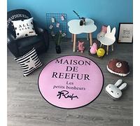 Lily & Her Friends - Soggiorno, camera da letto, tappeto rotondo, Infant climbing materasso, baby Crawling Pad, tappetini, tappetino da yoga, multifunzione, antiscivolo e lavabile, cuscino decorativo