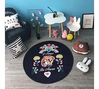 Lily & Her Friends - Soggiorno, camera da letto, tappeto rotondo, Infant climbing materasso, baby Crawling Pad, tappetini, tappetino da yoga, multifunzione, antiscivolo e lavabile, cuscino decorativo