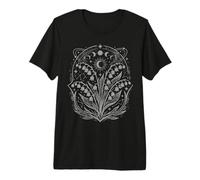 Lily of The Valley Celeste Wildflower Witchy Moon Phase Maglietta Premium
